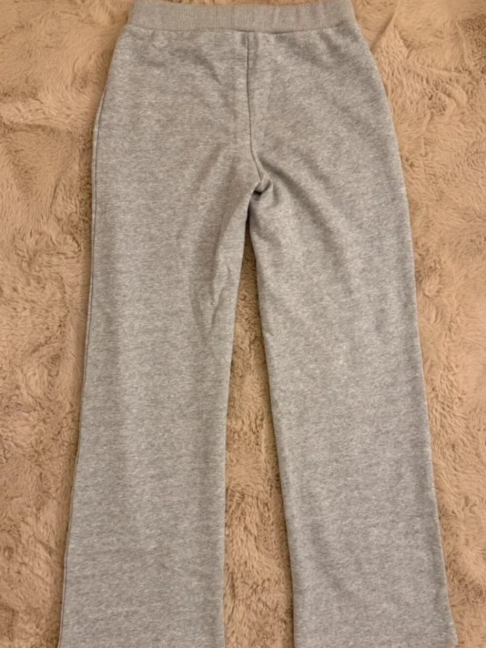 Gray Wide Leg Drawstring Sweatpants "06" Graphic Women's Size XS - Picture 2 of 3